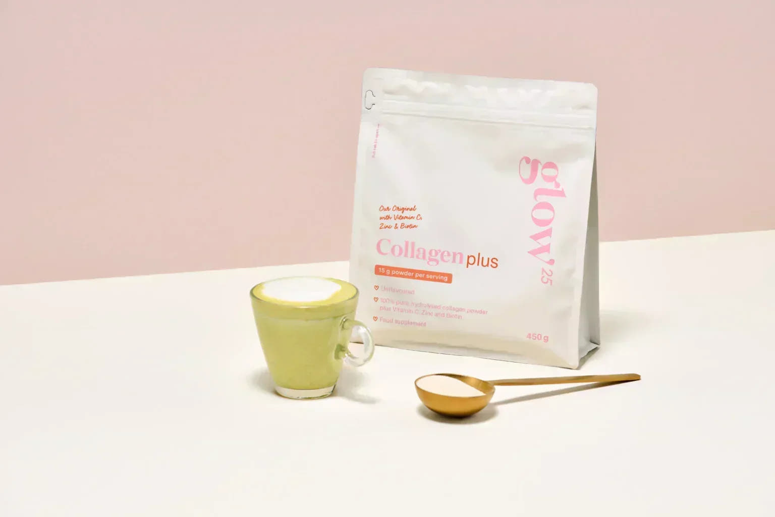 Matcha Collagen with Glow25 Powder