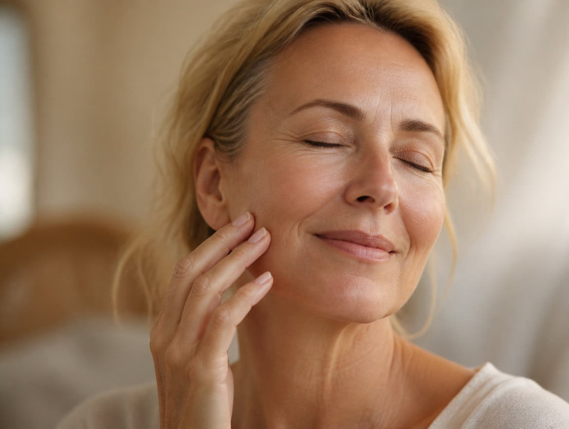 Women over 40 with a radiant skin