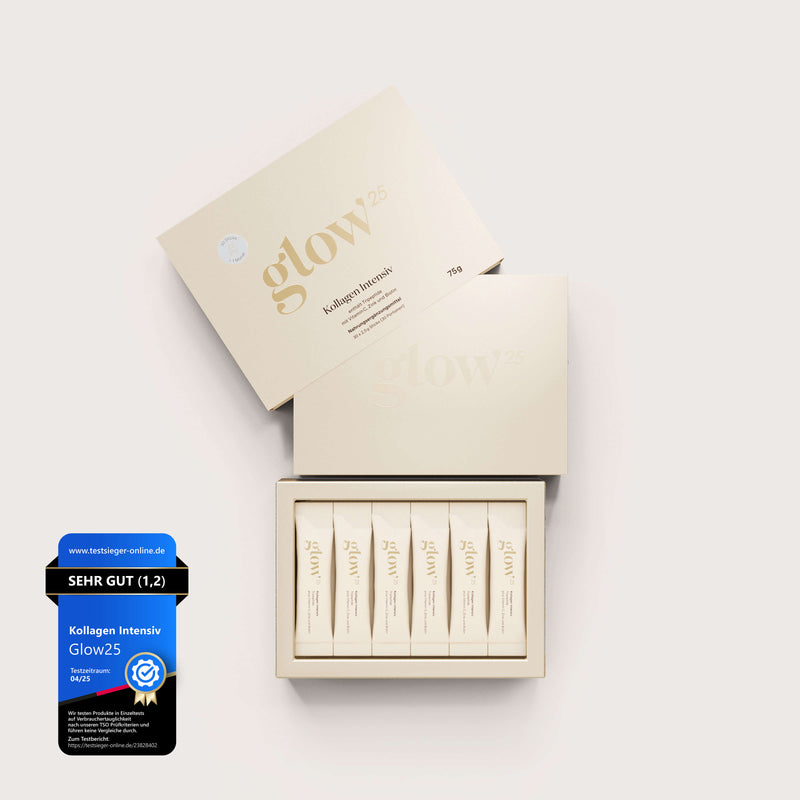 Confezione Glow25 Collagen Intensive con formula a tripeptidi