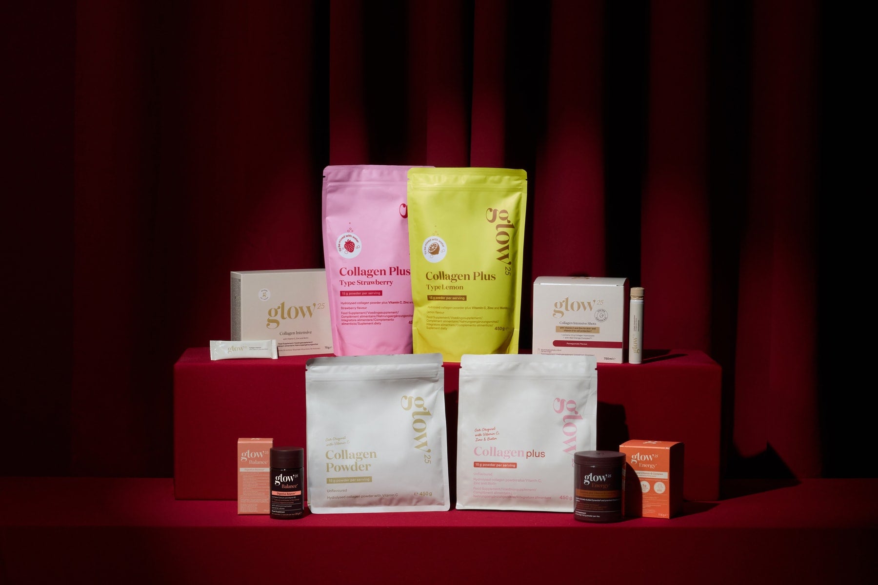 Glow25 Collagen range: Plus and Original