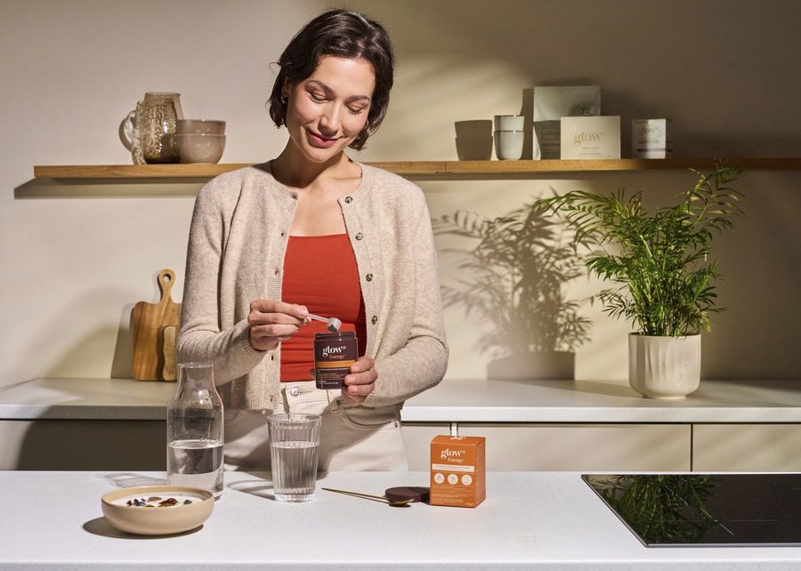 Une cuillère de Glow25 Energy